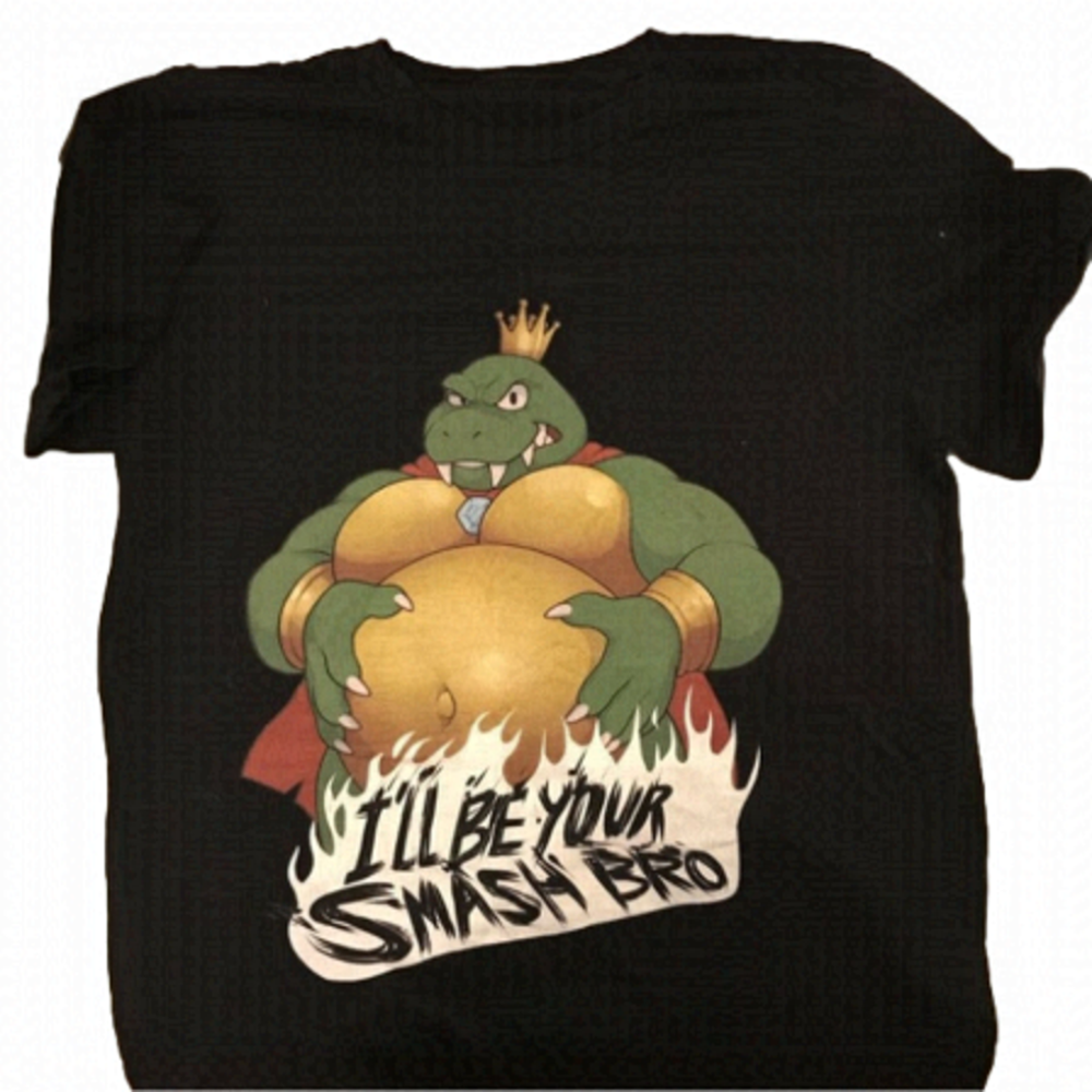 𝅺smash Bro T-shirt.  Black.  Men’s size large. Unisex.